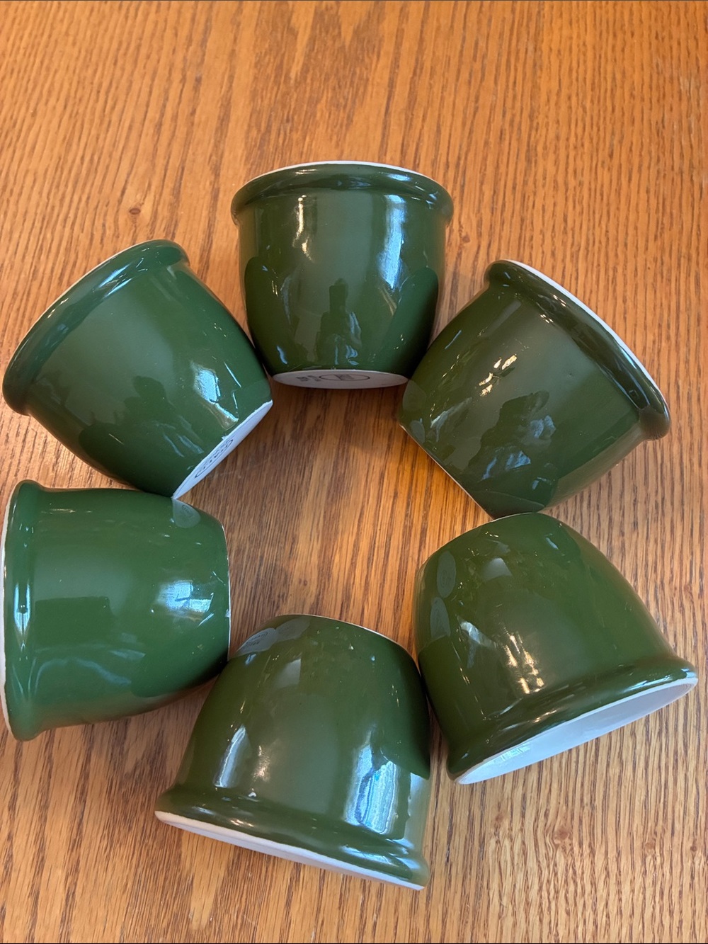 Hall - VTG. POTTERY RAMEKINS, Model 351 (set of 6)
